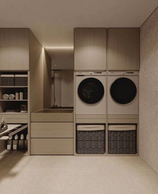 Custom laundry room design