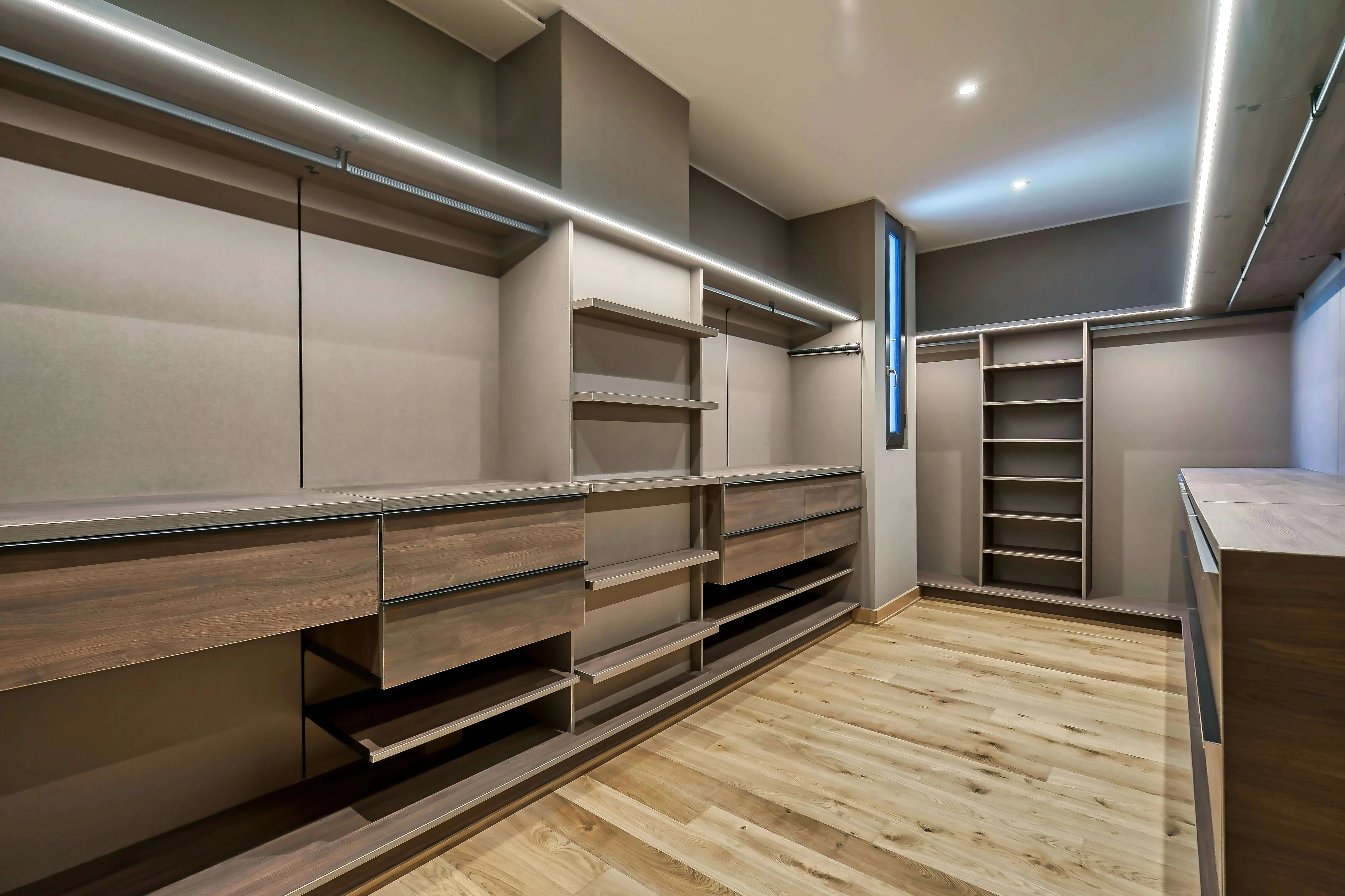 Modern Living Room with Integrated Entertainment Center