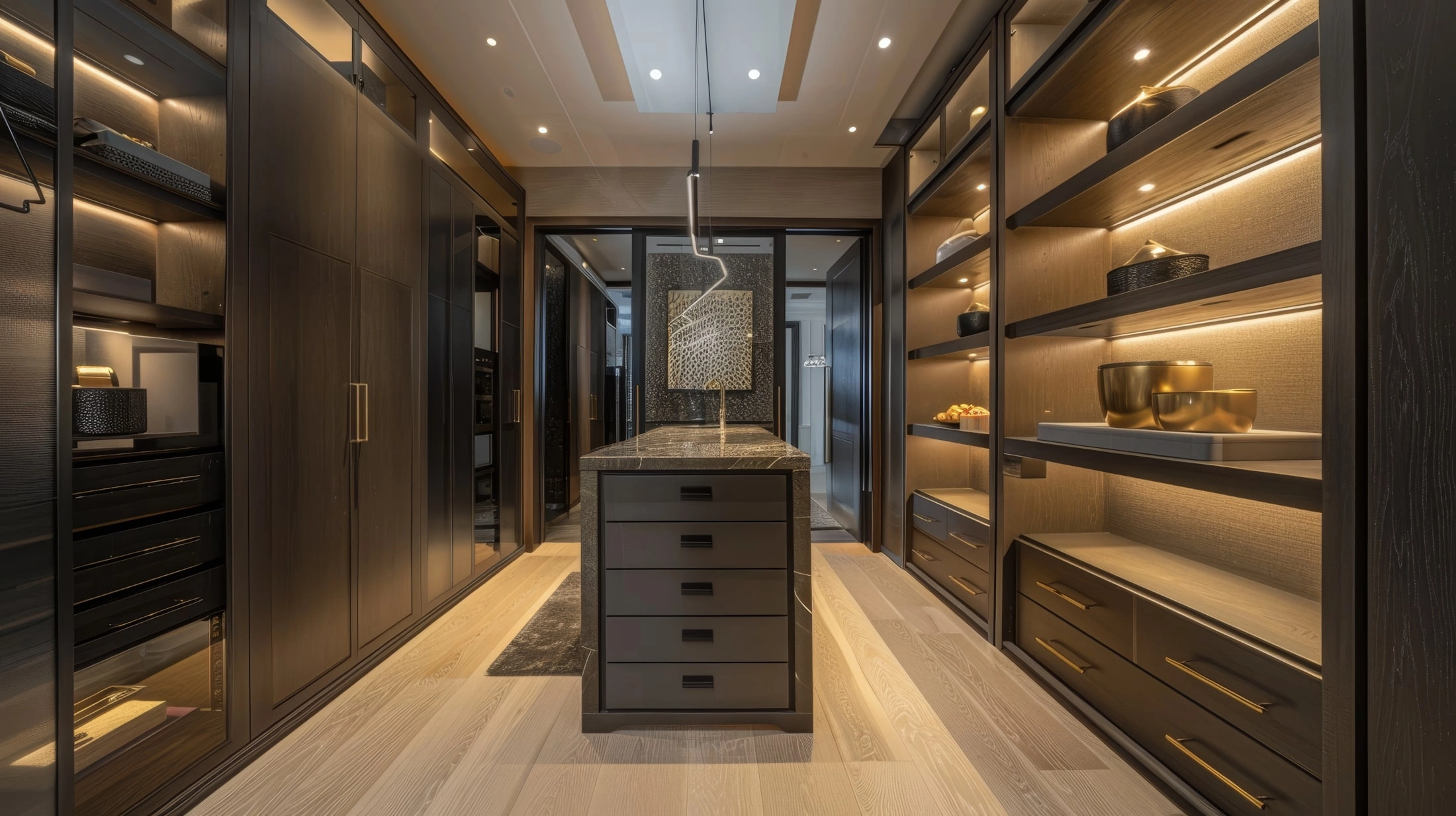 Walk-in wardrobes collection